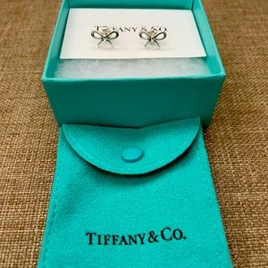 Tiffany & Co. Silver Bow Earrings